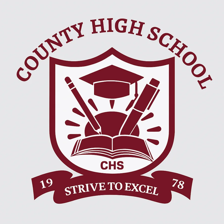 County High School crest